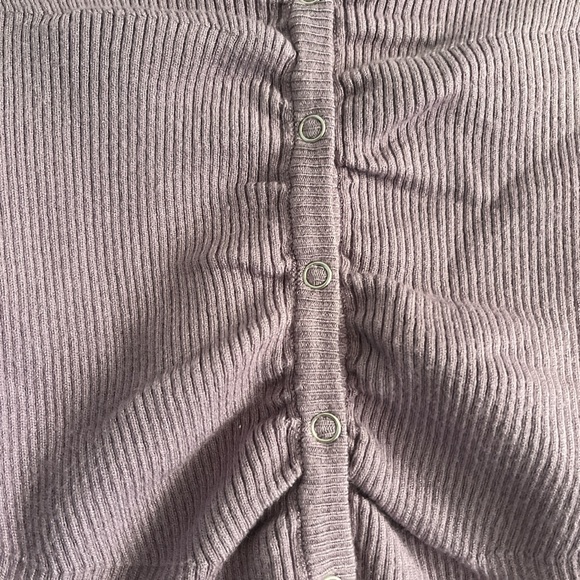 Pacsun purple  long sleeve polo sweater - Picture 2 of 4